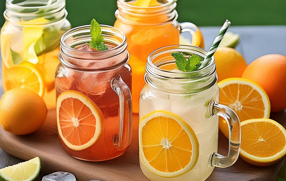 Beat the summer heat with the refreshing and naturally sweetened Summer Cooler.