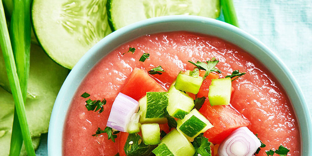 Watermelon-Tomato Gazpacho